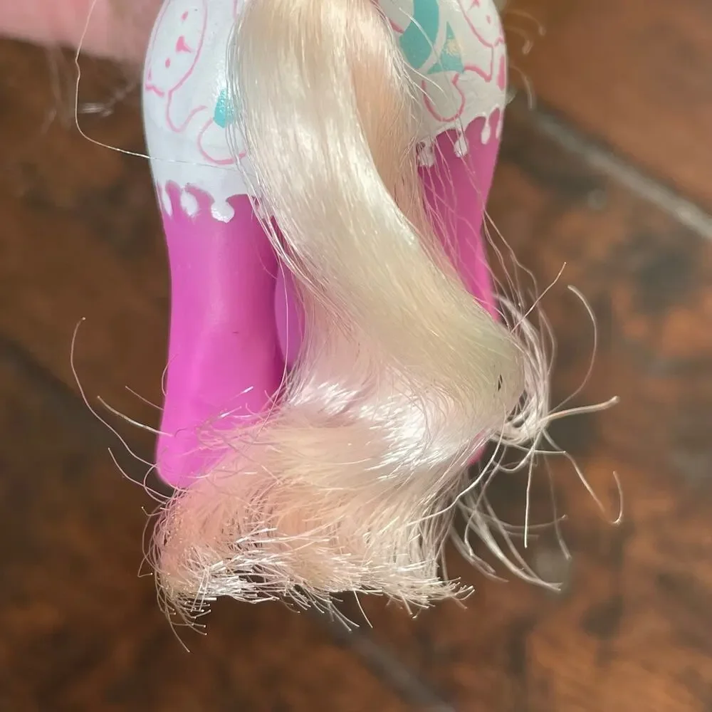 My Little Pony Baby Beachy Keen w/ Playpen & Duck Comb Vtg Mail In G1 MLP READ